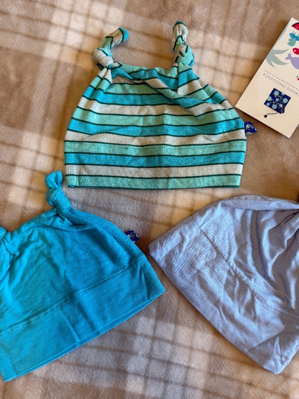 Kickee Pants Infant Knotted Hats Bundle